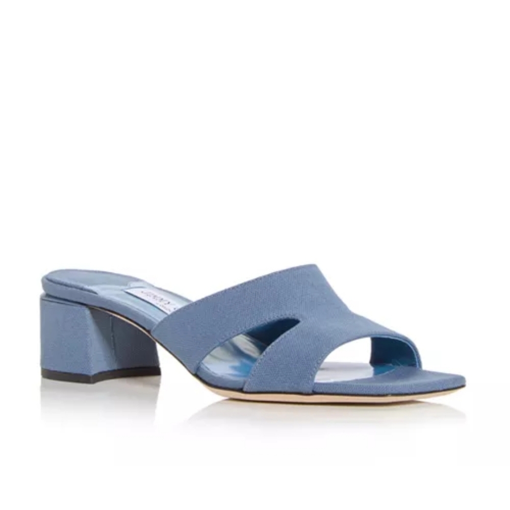 Jimmy Choo Ellison Mule. Denim Size. 37